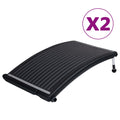 NNEVL Curved Pool Solar Heating Panels 2 pcs 110x65 cm-0