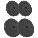 NNEVL Weight Plates 4 pcs 30 kg Cement-1