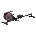 NNEDSZ Rowing Machine 16 Levels Foldable Magnetic Rower Gym Cardio Workout-0