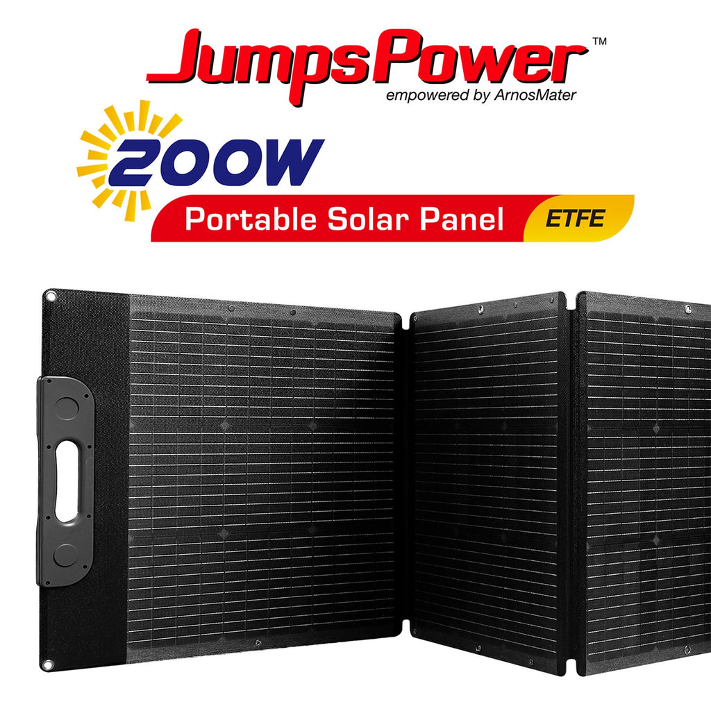 NNEDSZ 200W Solar Panel Portable Charger JumpsPower Power Generator Foldable-1
